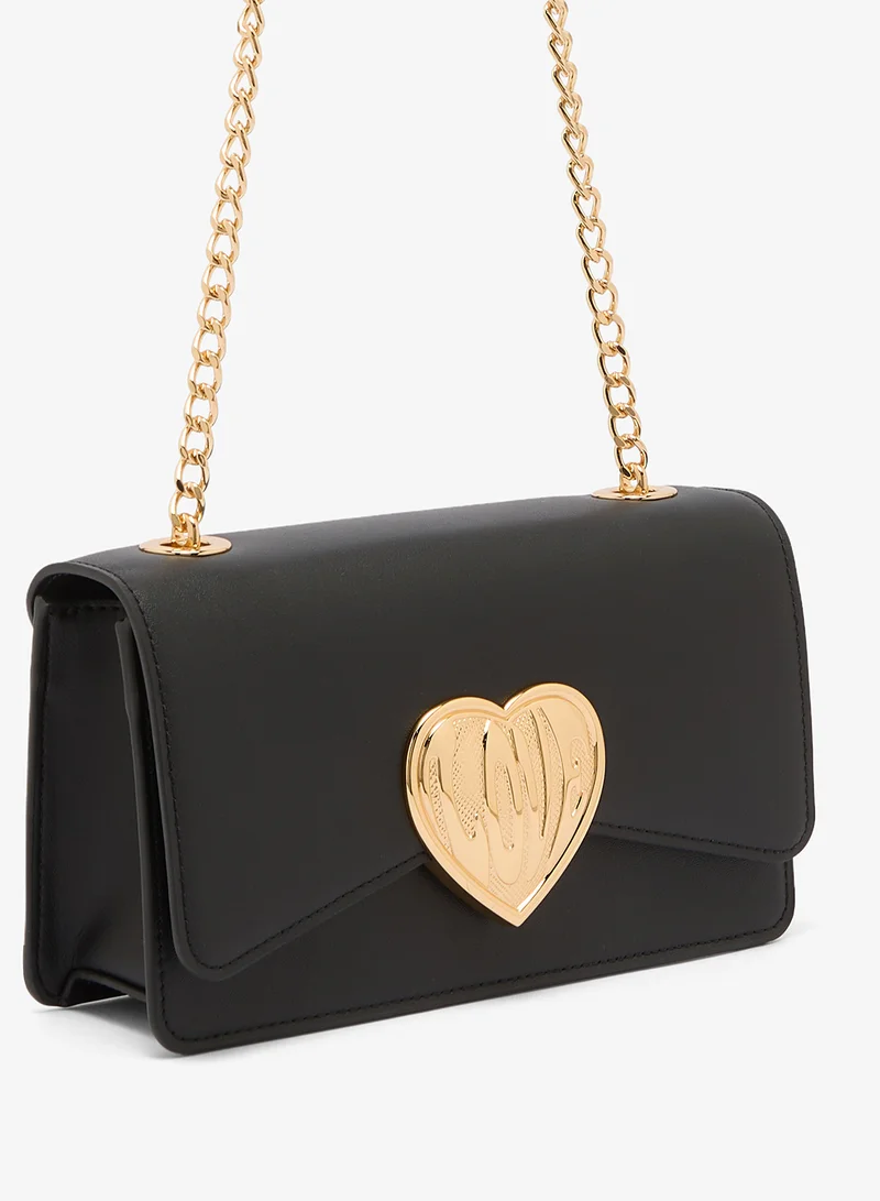 Love Moschino  Victory Heart Calf + PU Crossbody Bag for Women | Best Price UAE